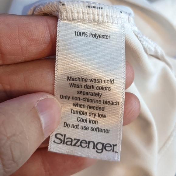 Slazenger Sleeveless Quarter Zip Golf Shirt Sz M - Picture 9 of 9